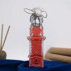 Platin 250 ml. Kız Kulesi Cam Şişe Aşk Çiçeği Kolonyası
